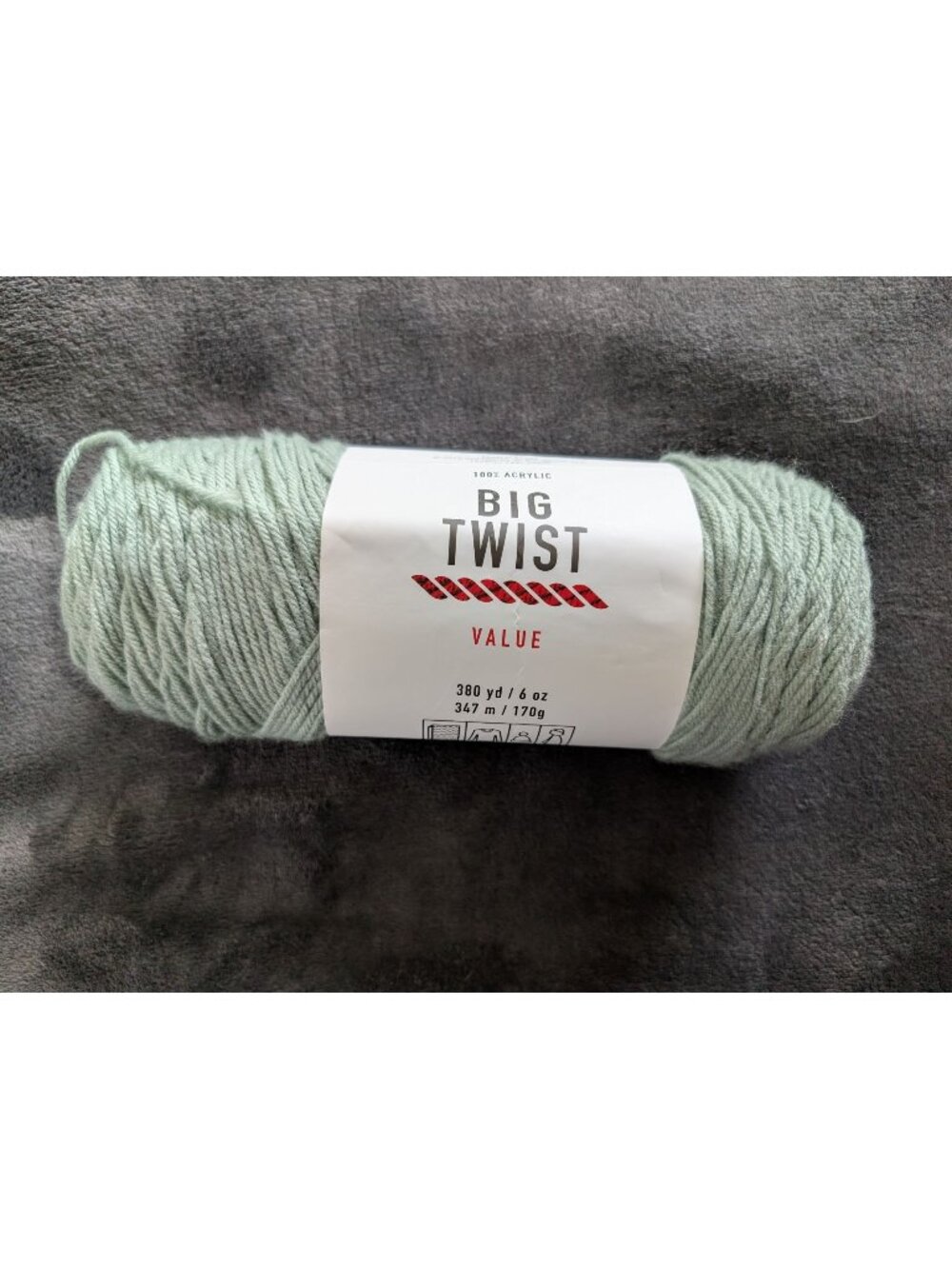 Big Twist Value Acrylic Yarn - Sage